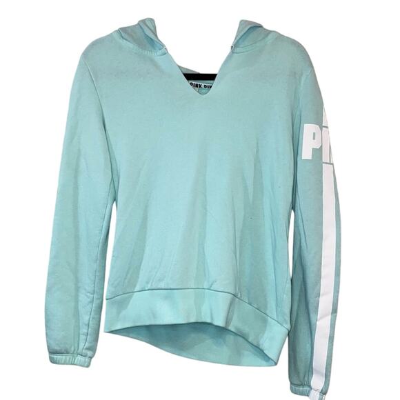 VS Pink Turquoise Hoodie - Picture 1 of 5